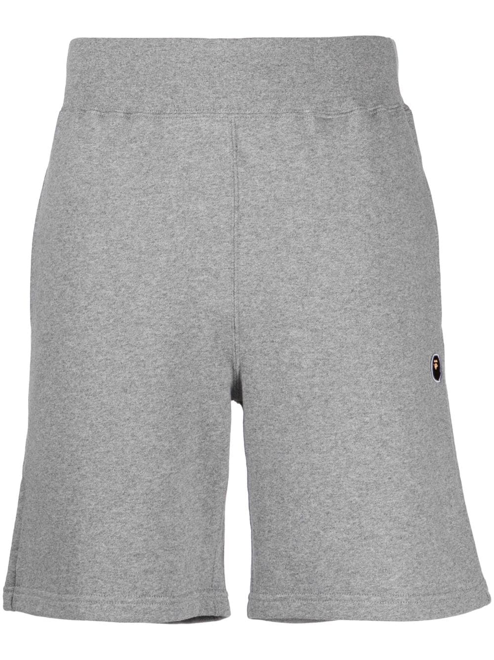 A BATHING APE® Ape Head One Point cotton shorts - Grey von A BATHING APE®