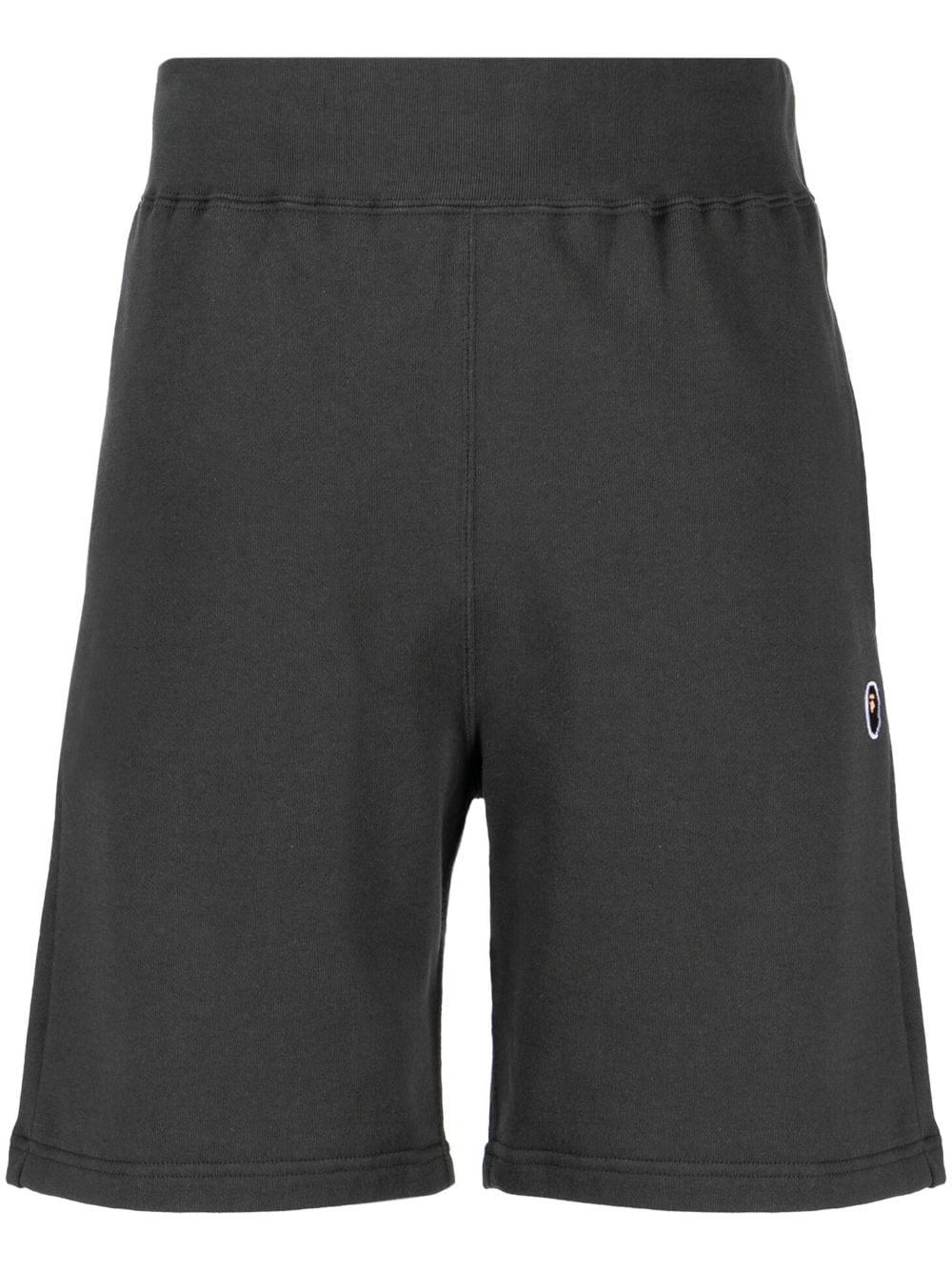 A BATHING APE® Ape Head One Point cotton shorts - Grey von A BATHING APE®