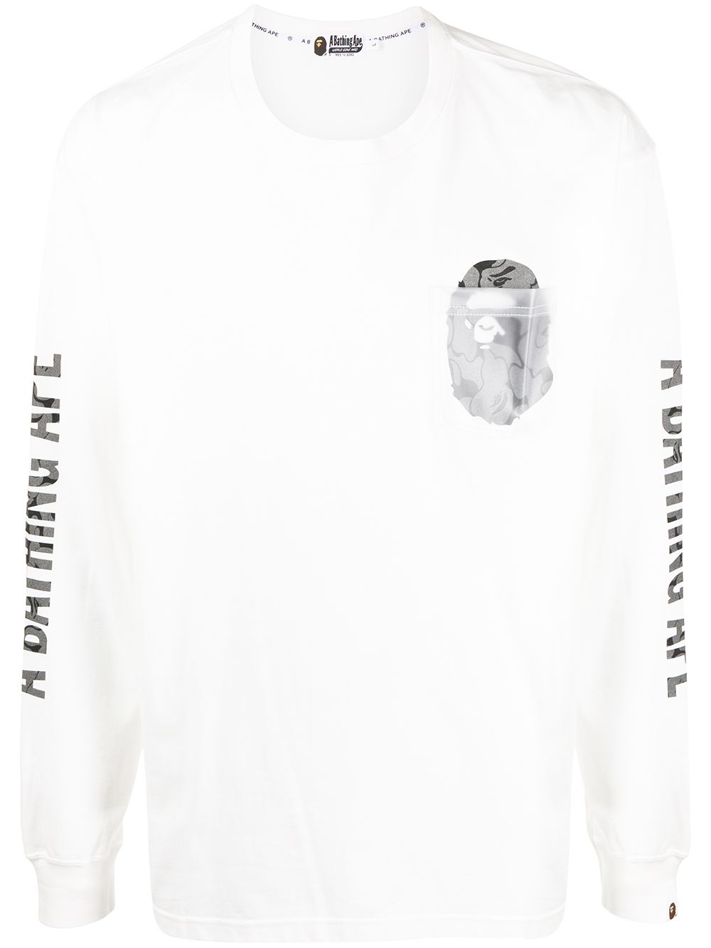 A BATHING APE® Ape patch pocket T-shirt - White von A BATHING APE®