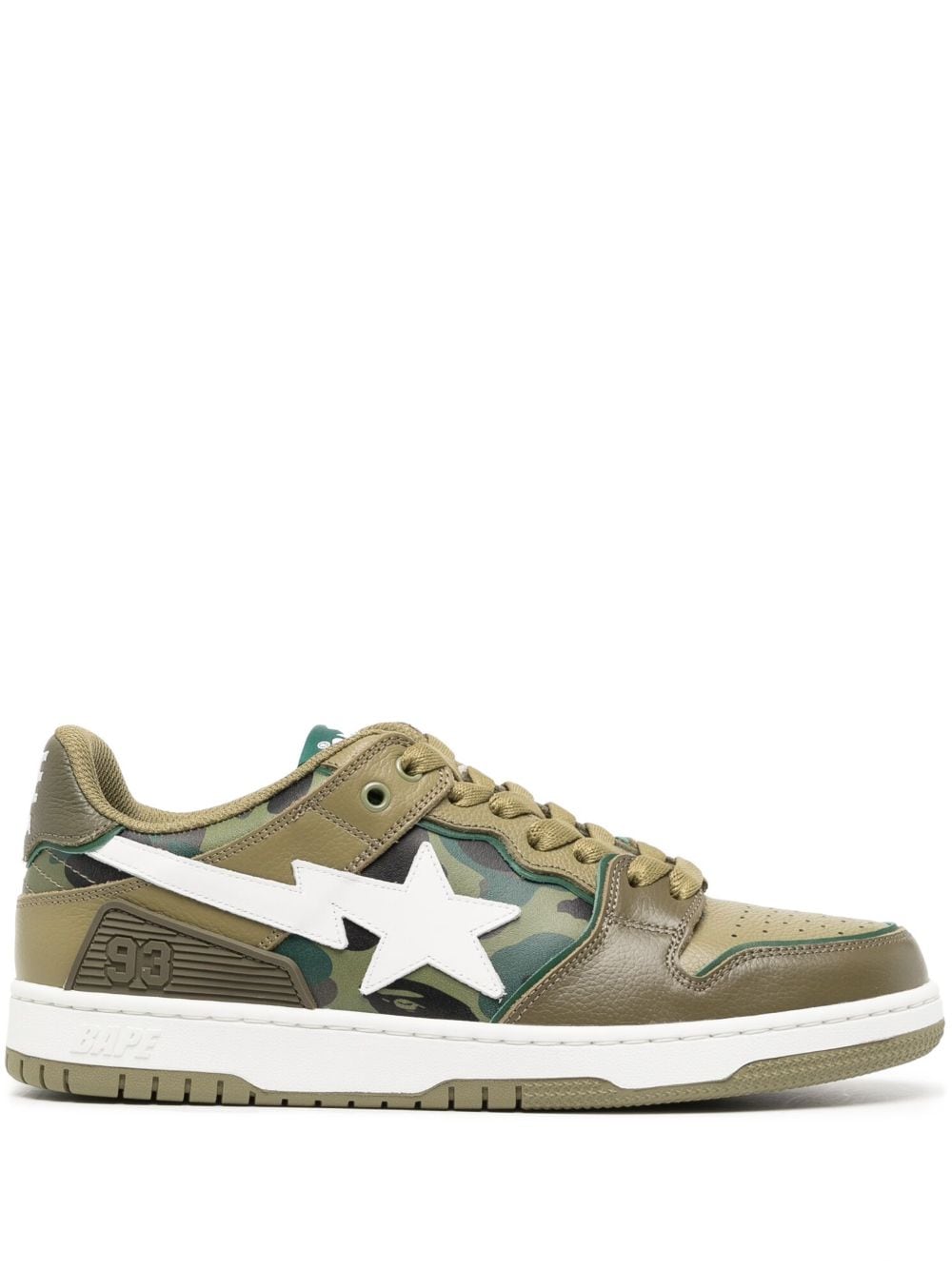 A BATHING APE® BAPE Sk8 Sta #2 lace-up sneakers - Green von A BATHING APE®