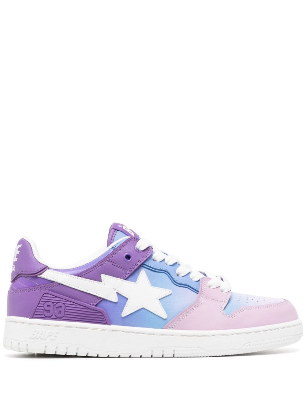 A BATHING APE® Bape SK8 logo-patch sneakers - Purple von A BATHING APE®