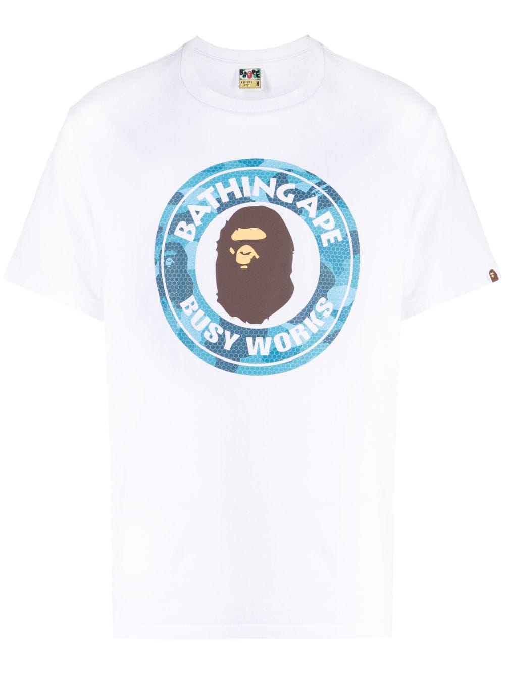 A BATHING APE® Busy Works cotton T-shirt - White von A BATHING APE®