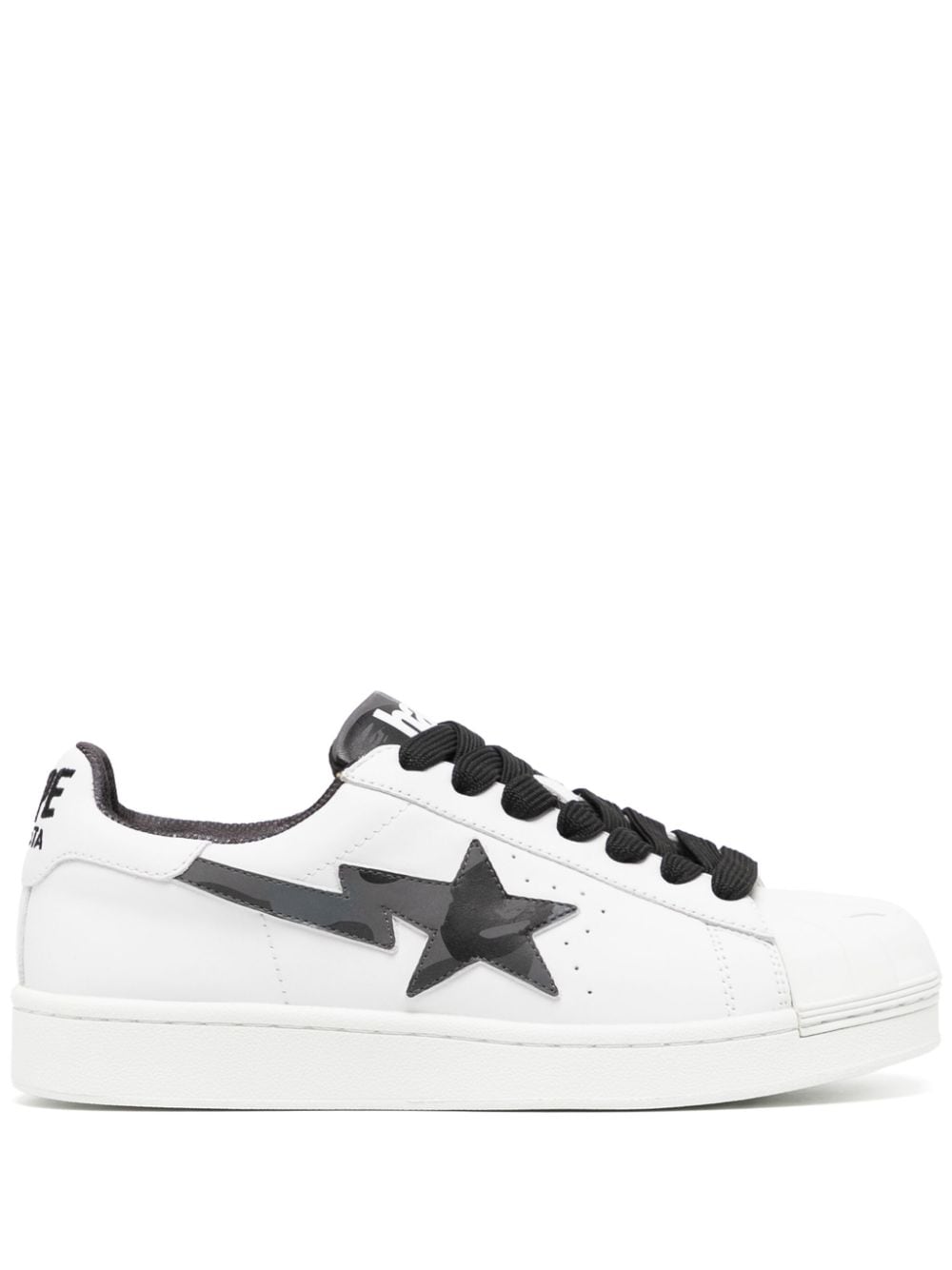 A BATHING APE® Skull STA star-patch sneakers - White von A BATHING APE®