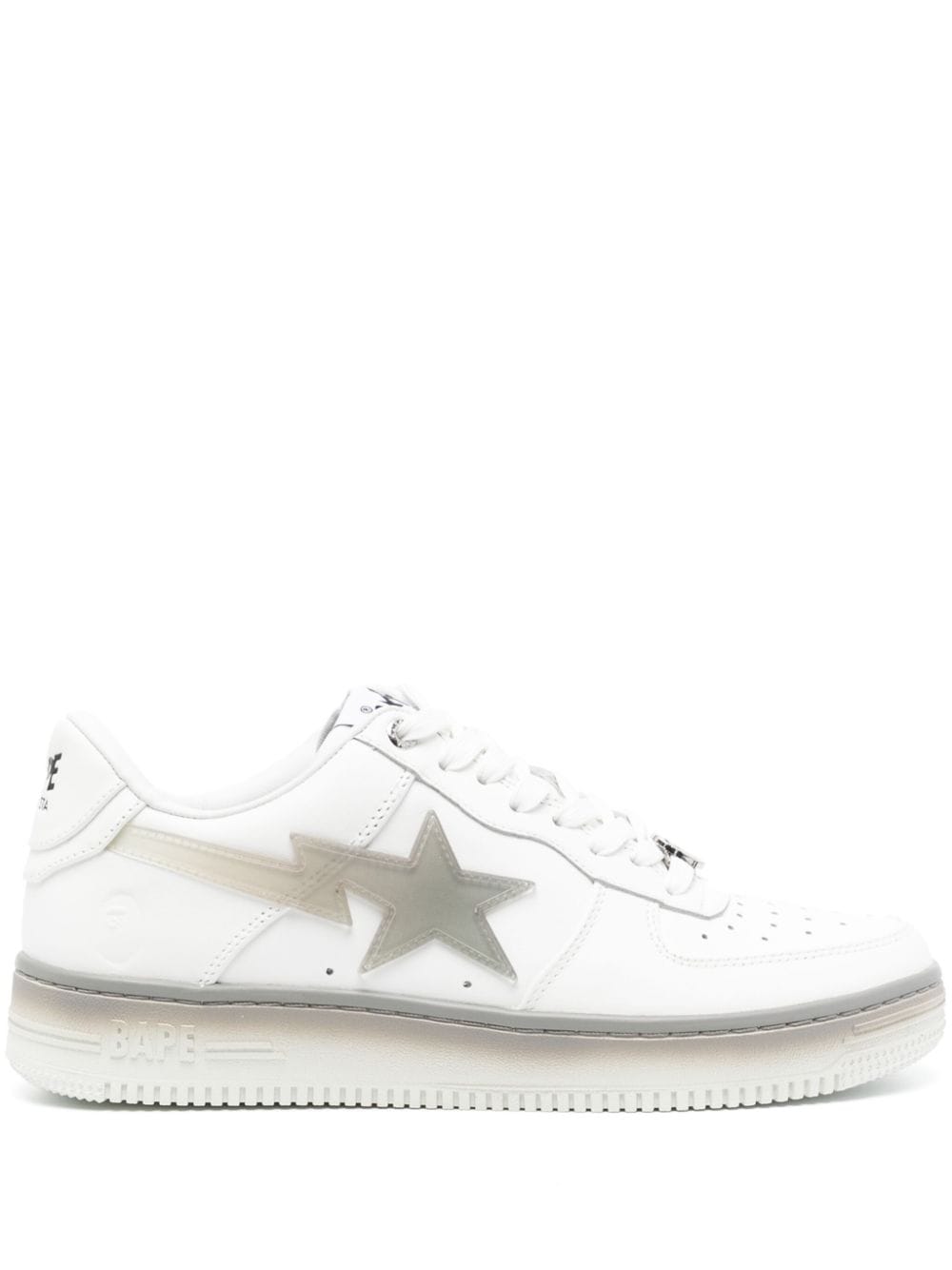 A BATHING APE® Sta #5 lace-up sneakers - White von A BATHING APE®