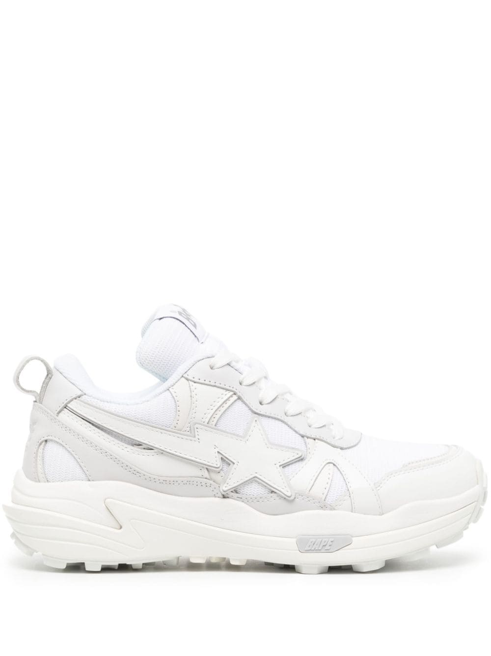 A BATHING APE® chunky-sole lace-up sneakers - White von A BATHING APE®