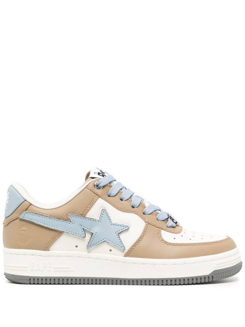 A BATHING APE® colour-block leather sneakers - White von A BATHING APE®