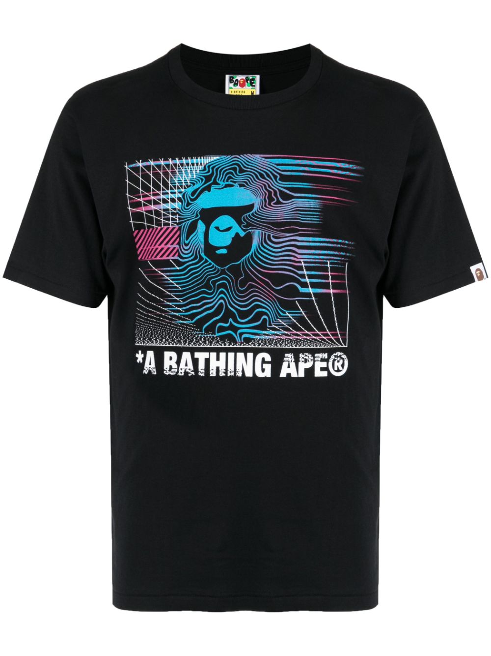 A BATHING APE® graphic-print cotton T-shirt - Black von A BATHING APE®