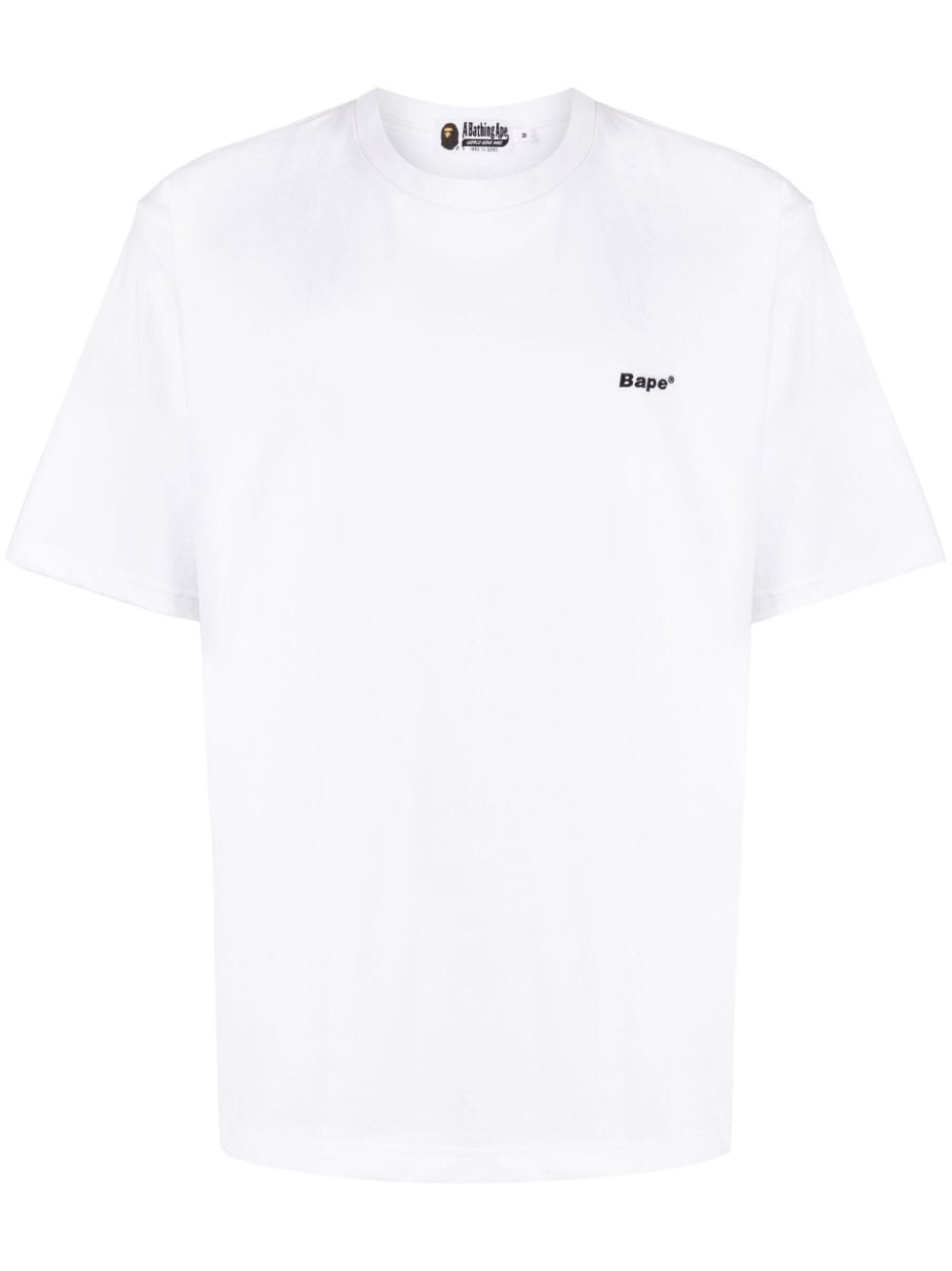 A BATHING APE® logo-patch cotton T-shirt - White von A BATHING APE®