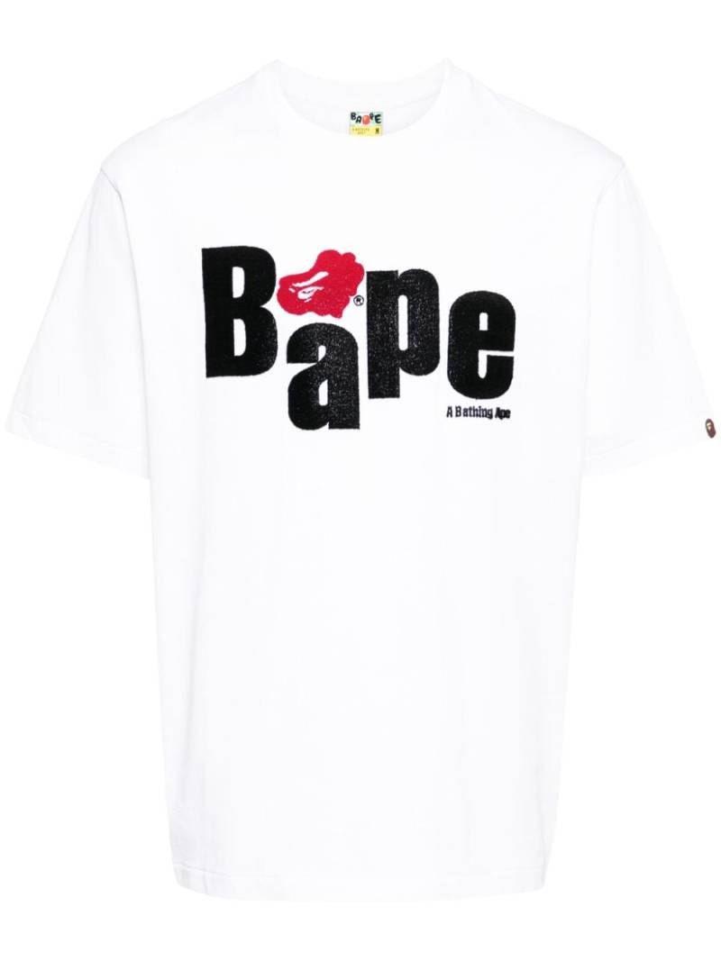 A BATHING APE® logo-print cotton T-shirt - Black von A BATHING APE®