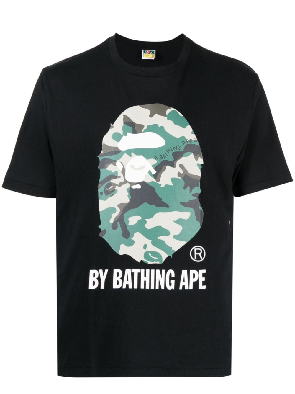 A BATHING APE® logo-print cotton T-shirt - Black von A BATHING APE®