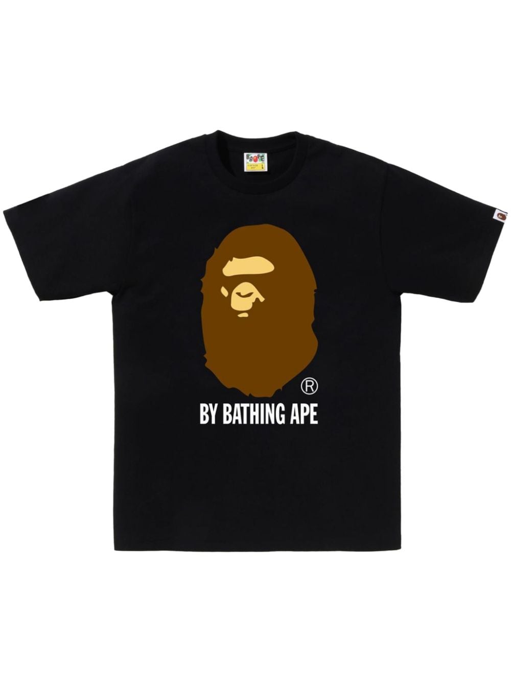 A BATHING APE® logo-print cotton T-shirt - Black von A BATHING APE®