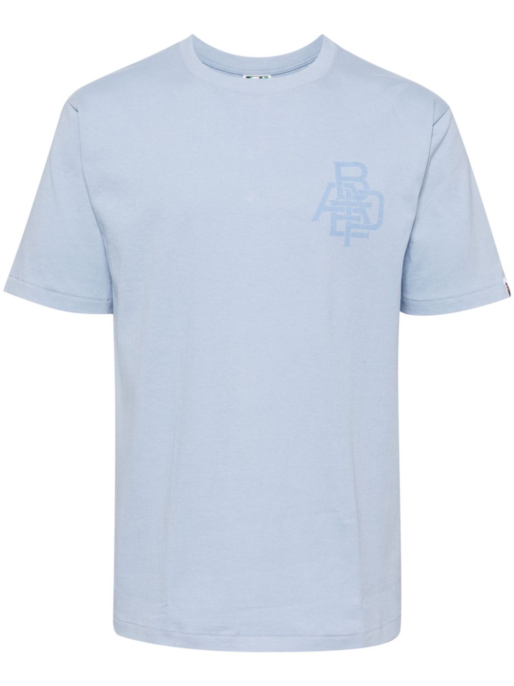 A BATHING APE® logo-print cotton T-shirt - Blue von A BATHING APE®