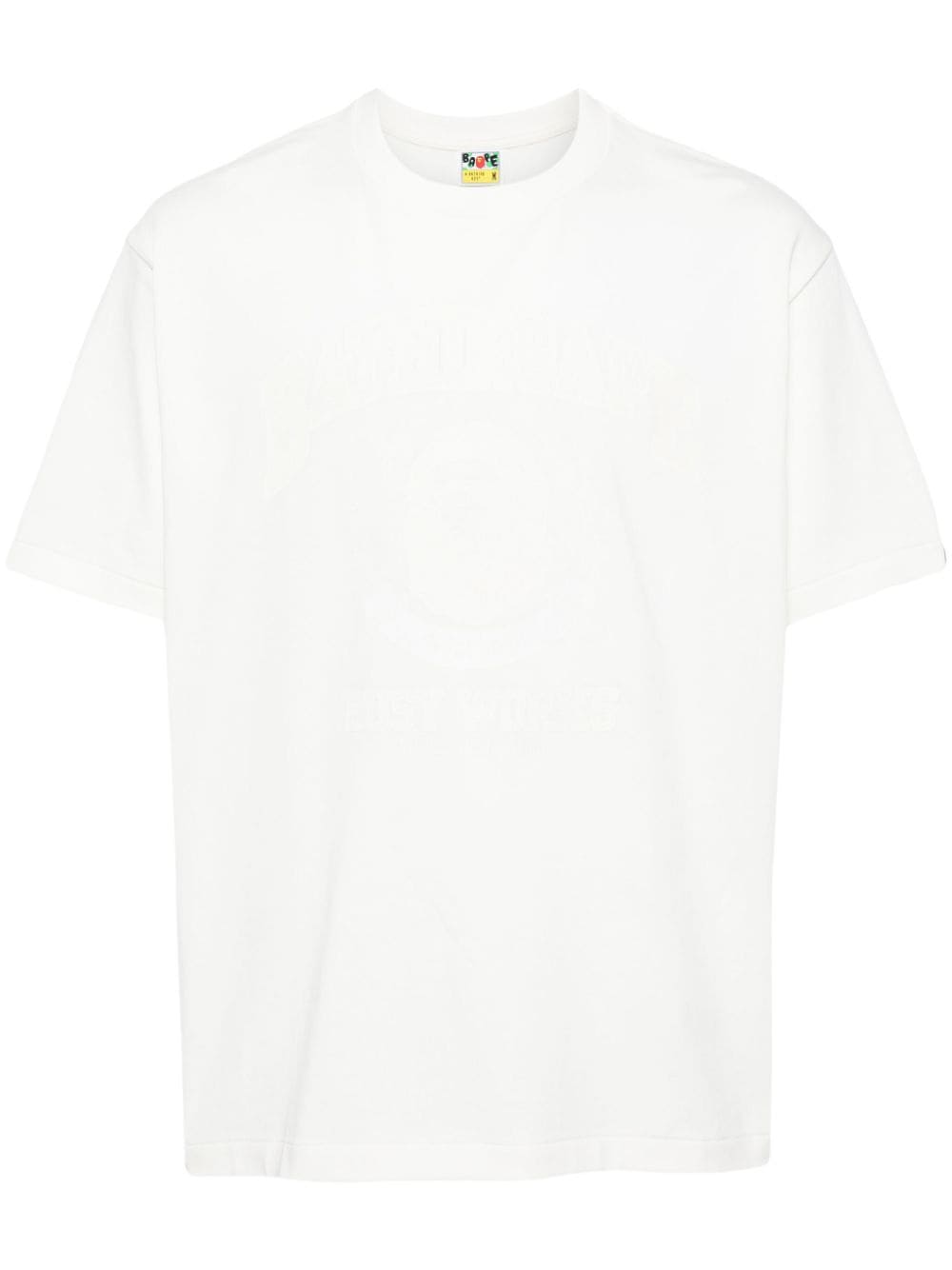 A BATHING APE® logo-print cotton T-shirt - White von A BATHING APE®