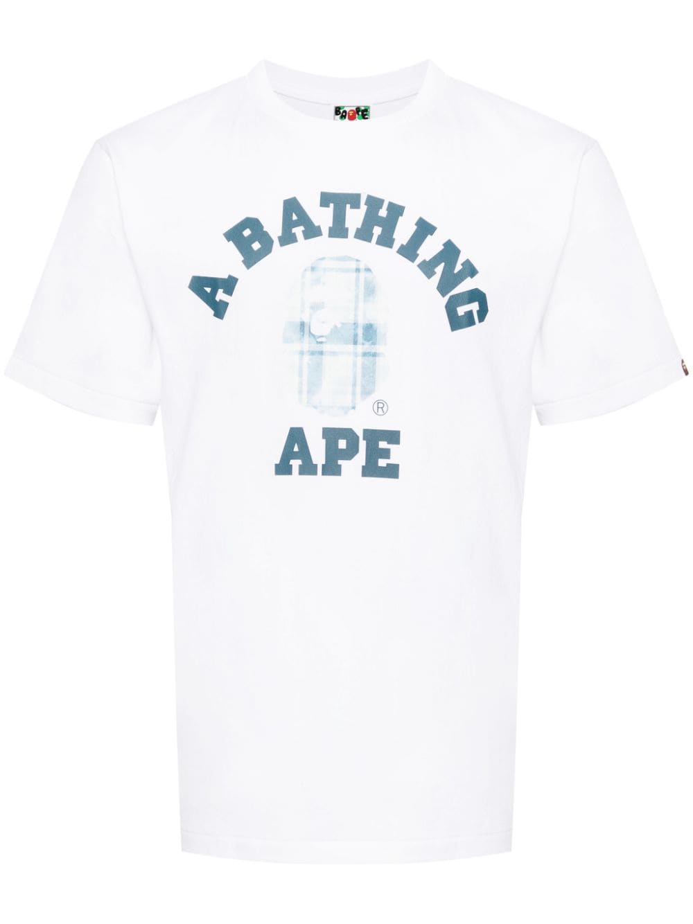 A BATHING APE® logo-print cotton T-shirt - White von A BATHING APE®