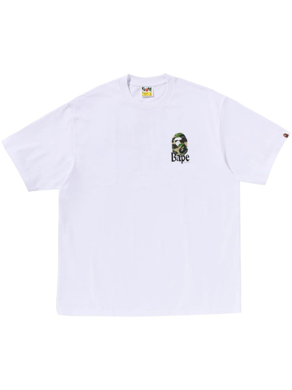 A BATHING APE® logo-print cotton T-shirt - White von A BATHING APE®