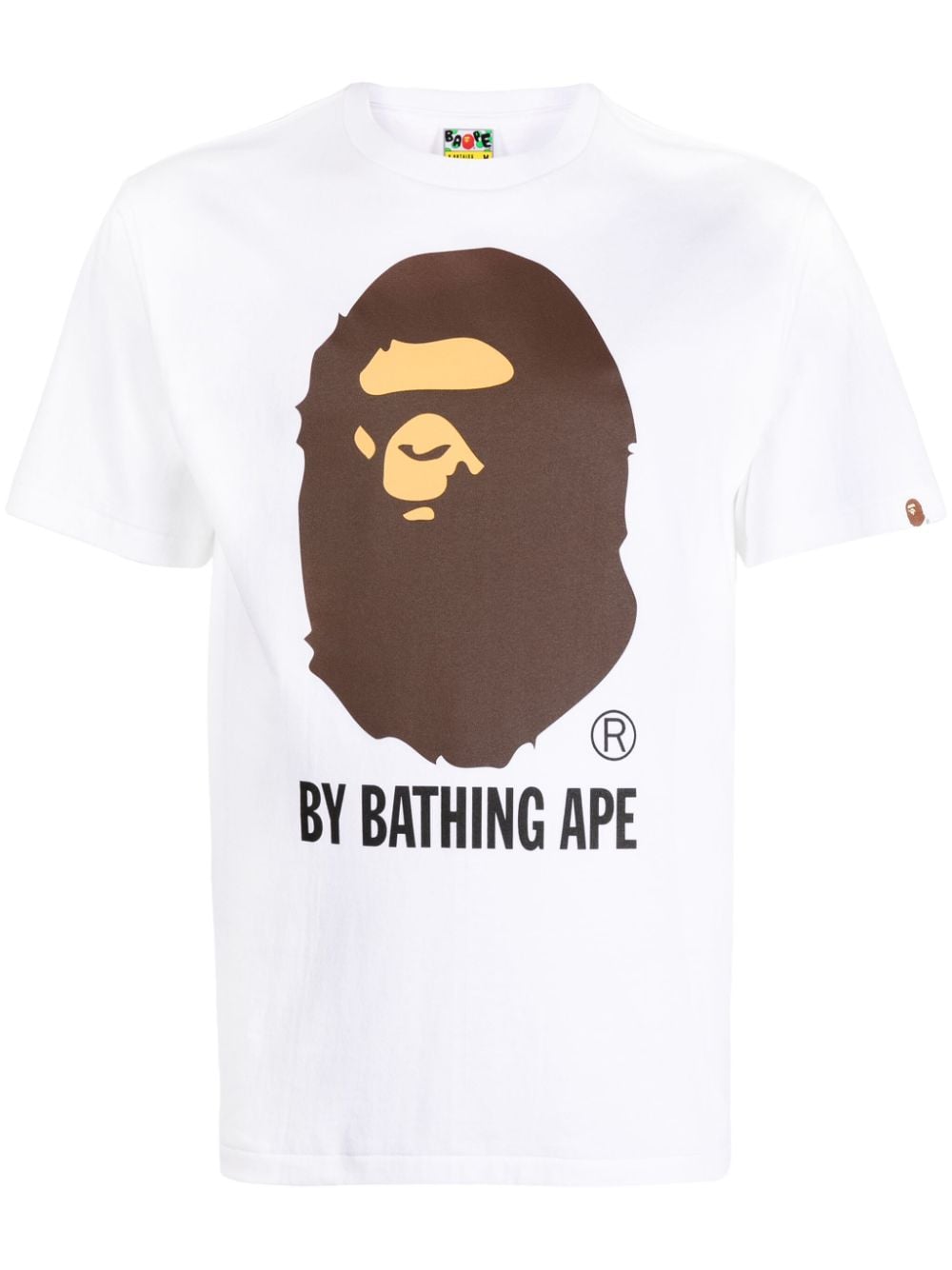 A BATHING APE® logo-print cotton T-shirt - White von A BATHING APE®