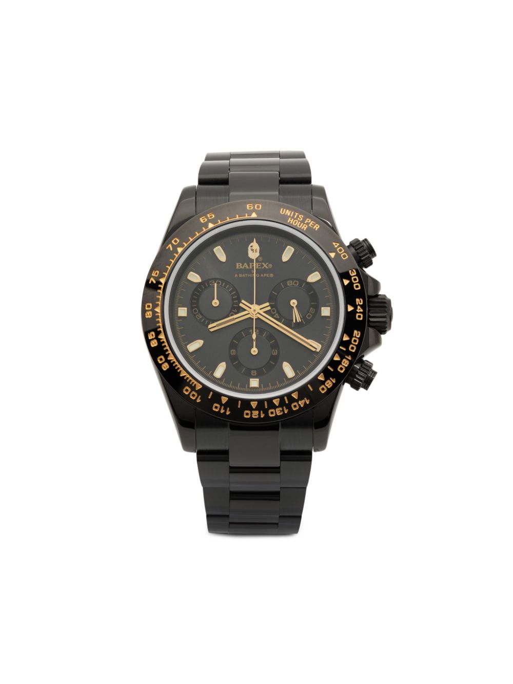 A BATHING APE® stainless steel 40mm - Black von A BATHING APE®