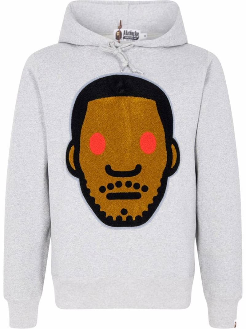 A BATHING APE® x Kid Cudi "Grey" pullover hoodie von A BATHING APE®