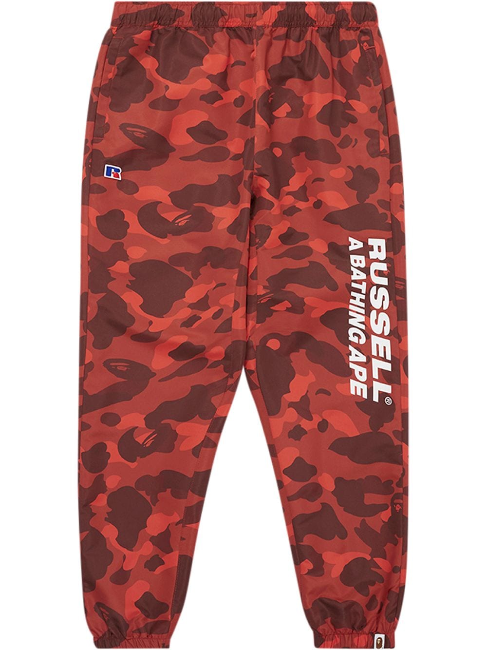 A BATHING APE® x Russell Athletic Color Camo track pants - Red von A BATHING APE®