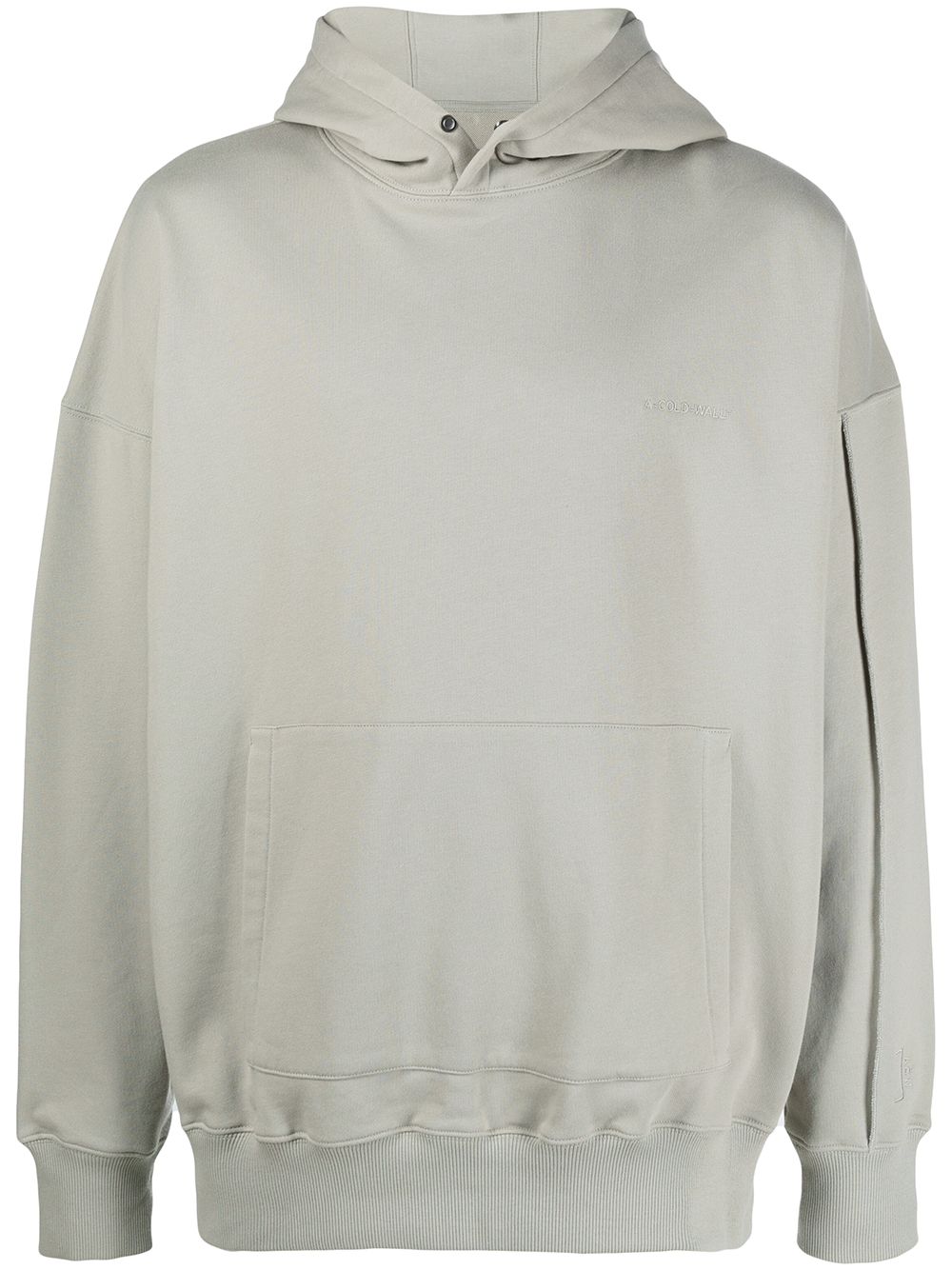 A-COLD-WALL* Artisan organic cotton-blend hoodie - Grey von A-COLD-WALL*