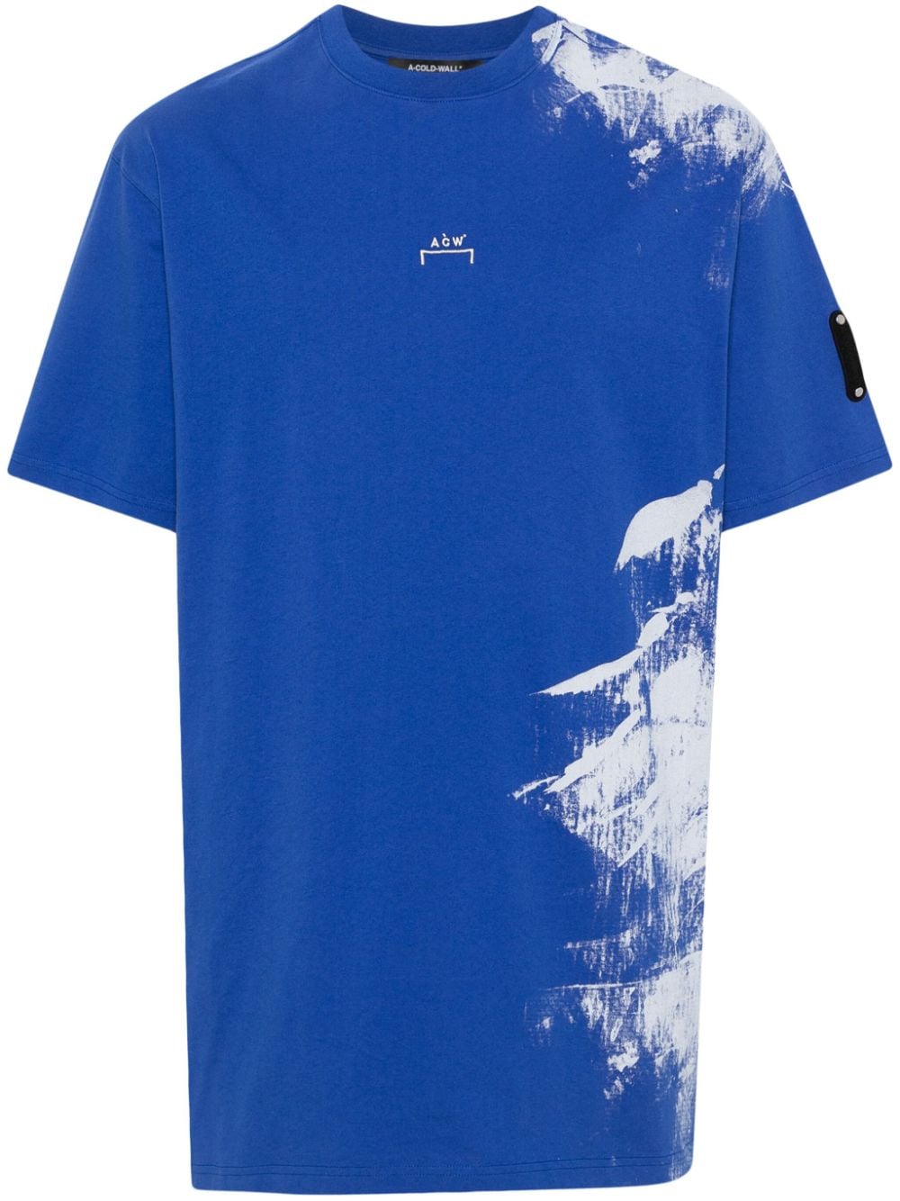 A-COLD-WALL* Brushstroke cotton T-Shirt - Blue von A-COLD-WALL*