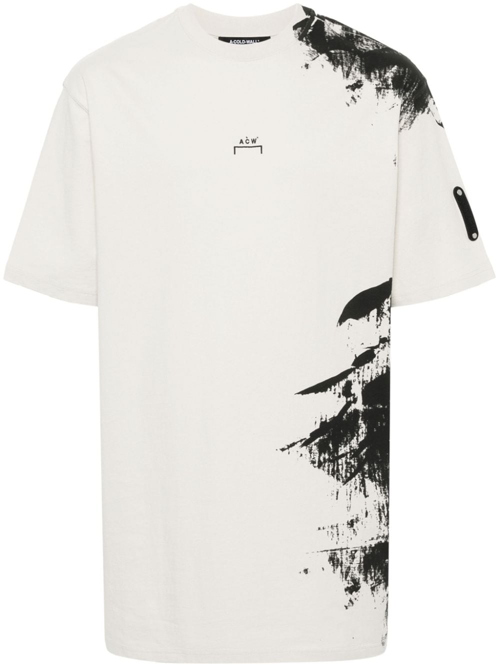 A-COLD-WALL* Brushstroke cotton T-Shirt - Grey von A-COLD-WALL*