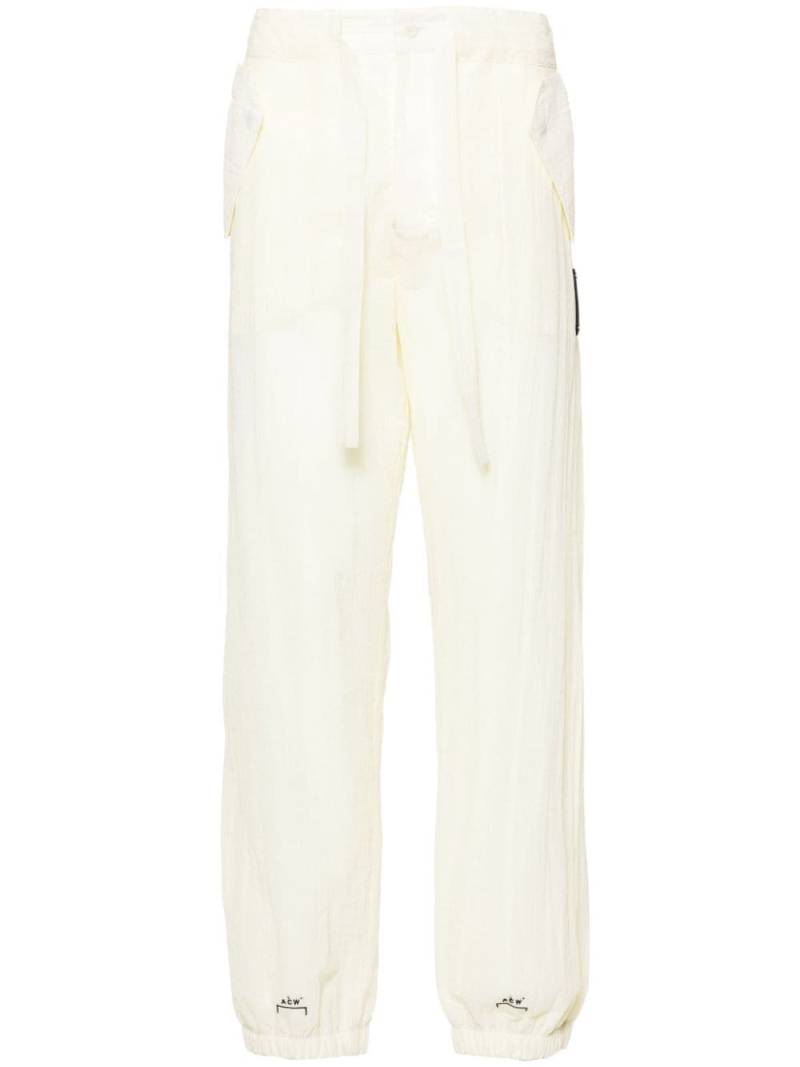 A-COLD-WALL* Cinch crinkled track pants - Neutrals von A-COLD-WALL*