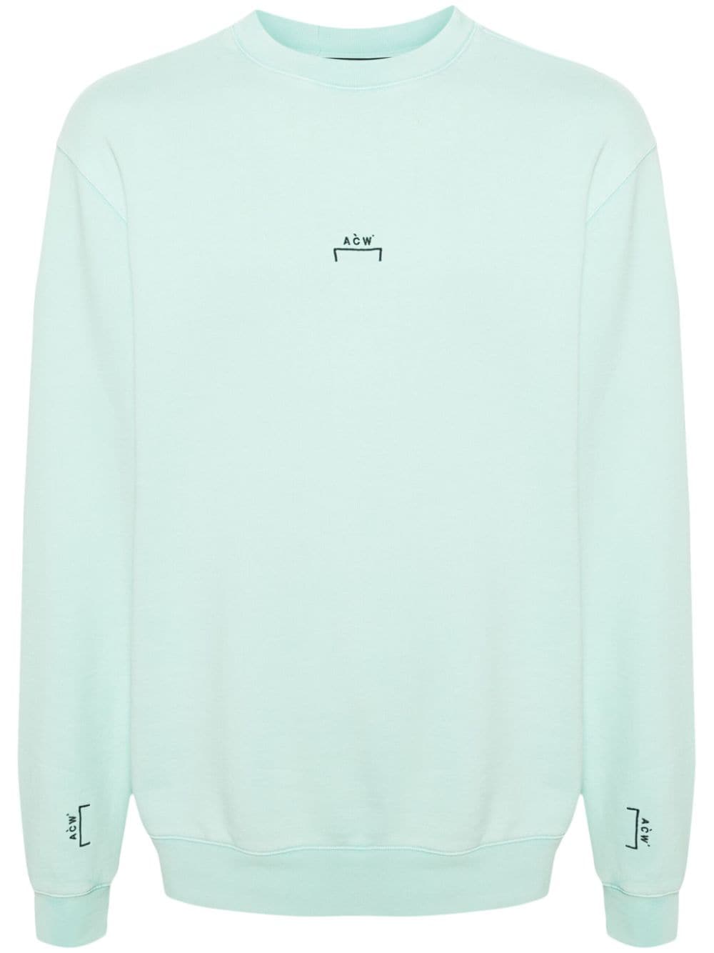 A-COLD-WALL* Essential cotton sweatshirt - Blue von A-COLD-WALL*