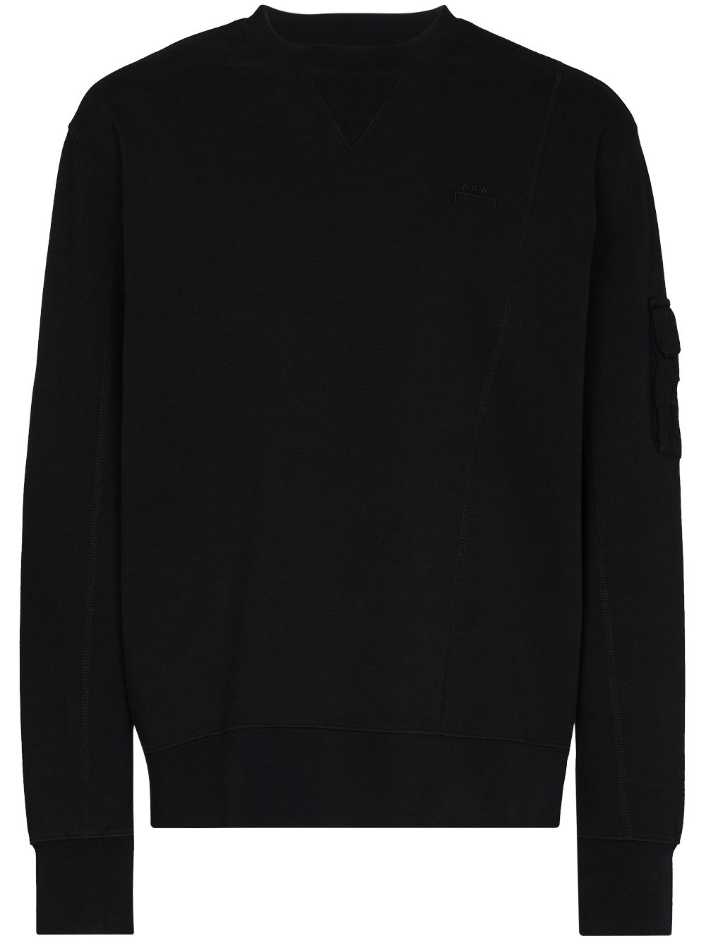 A-COLD-WALL* Essential logo-embroidered sweatshirt - Black von A-COLD-WALL*