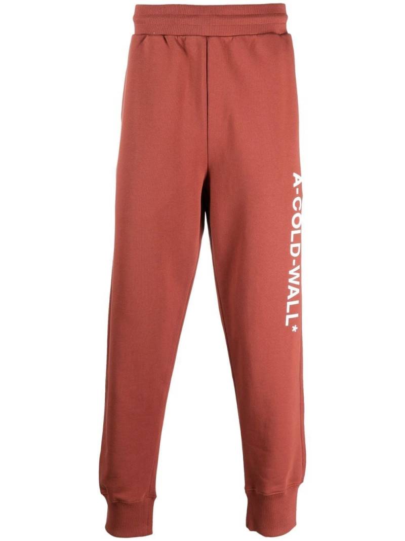 A-COLD-WALL* Essential logo-print track pants - Red von A-COLD-WALL*
