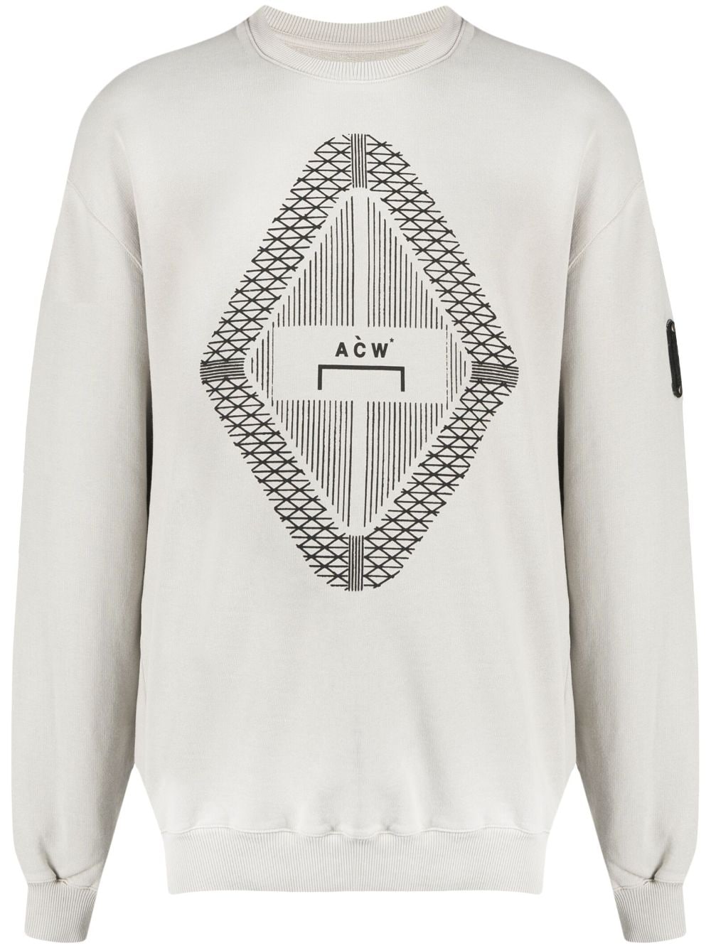 A-COLD-WALL* Gradient logo-print sweatshirt - Grey von A-COLD-WALL*