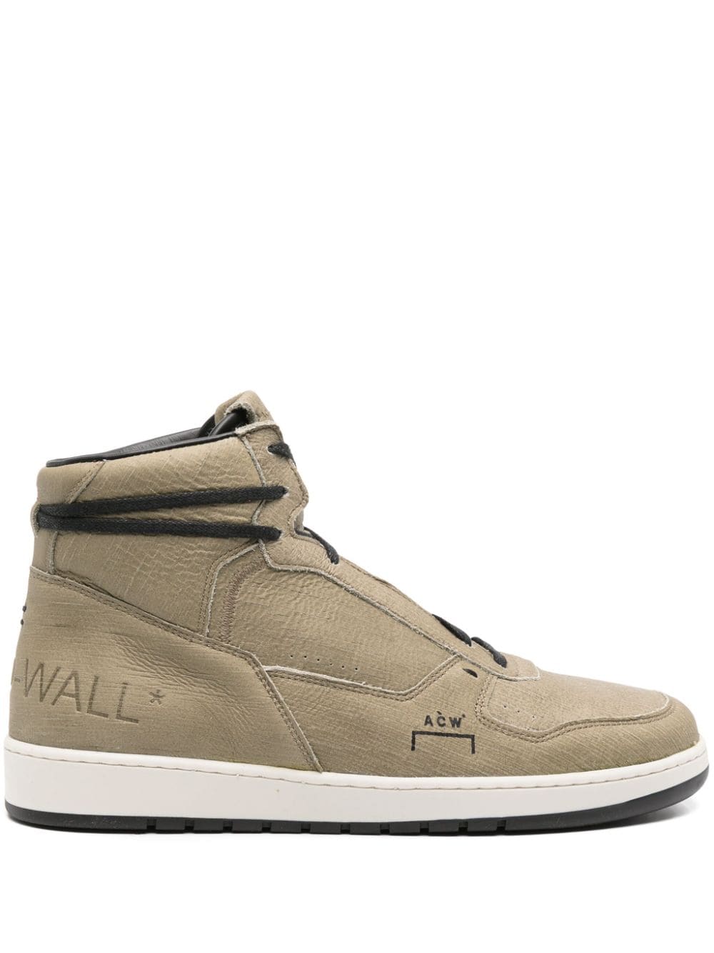 A-COLD-WALL* Luol high-top leather sneakers - Green von A-COLD-WALL*