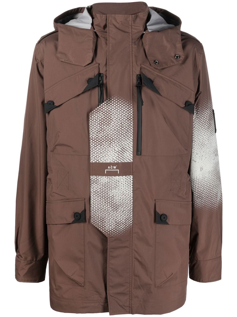 A-COLD-WALL* M-65 graphic-print jacket - Brown von A-COLD-WALL*