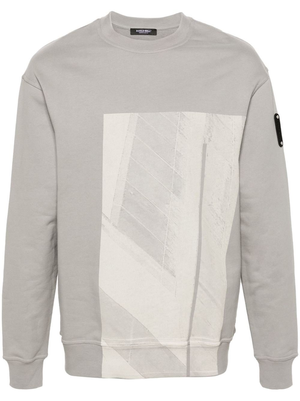A-COLD-WALL* Stand cotton sweatshirt - Grey von A-COLD-WALL*