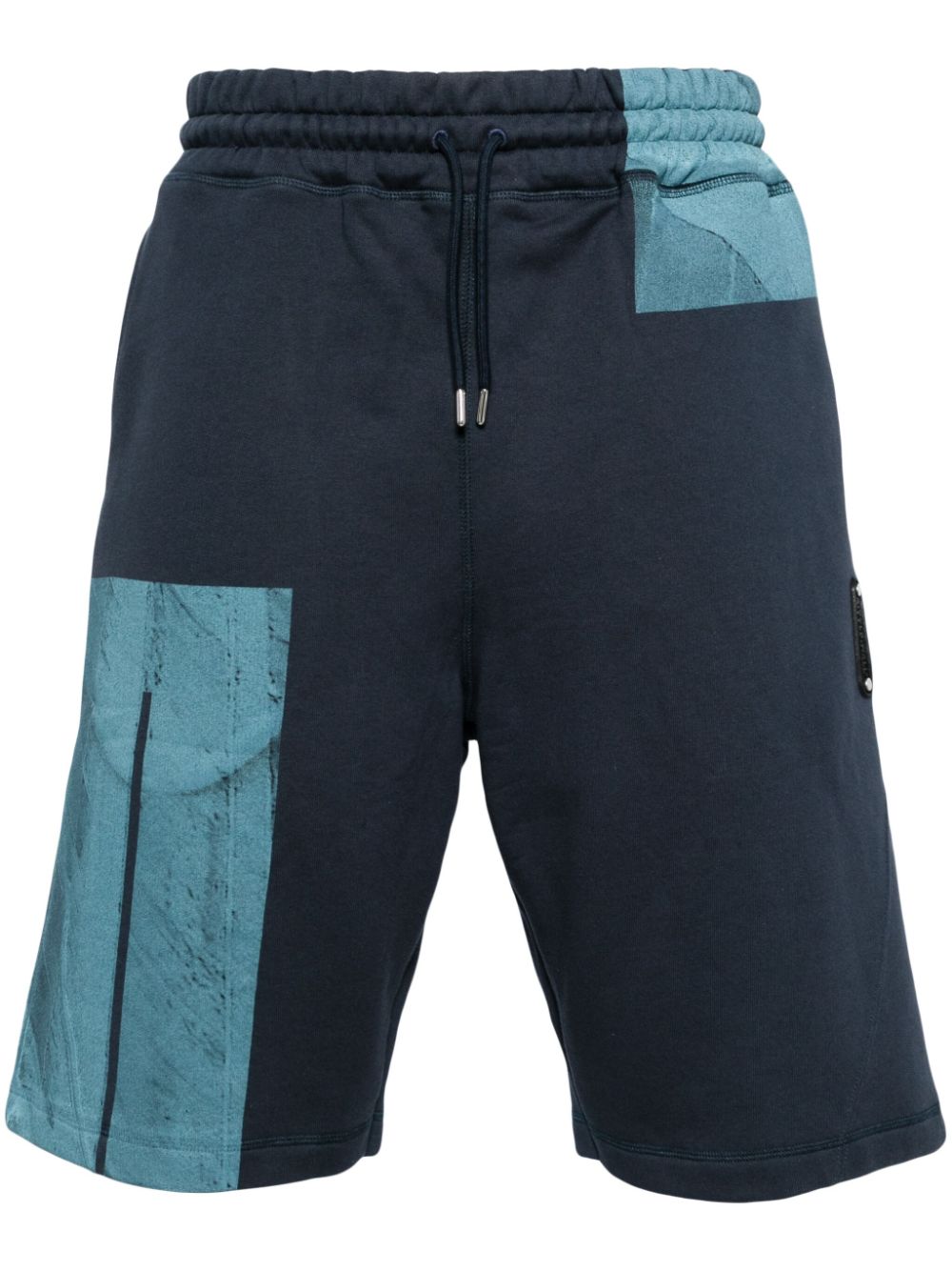 A-COLD-WALL* Strand colour-block cotton track shorts - Blue von A-COLD-WALL*