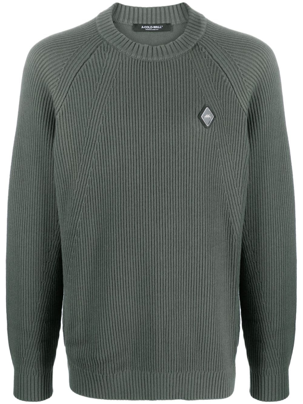 A-COLD-WALL* Windermere fisherman's-knit jumper - Green von A-COLD-WALL*