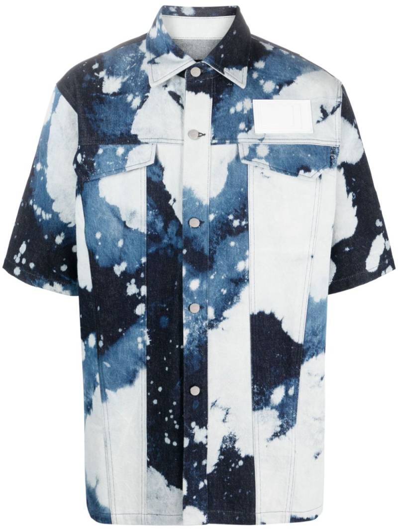 A-COLD-WALL* bleached denim shirt jacket - Blue von A-COLD-WALL*