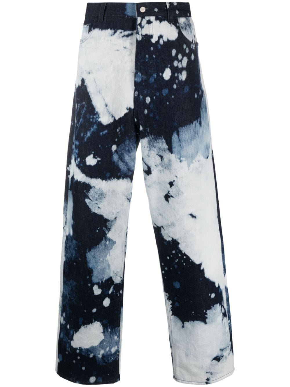 A-COLD-WALL* bleached wide-leg jeans - Blue von A-COLD-WALL*