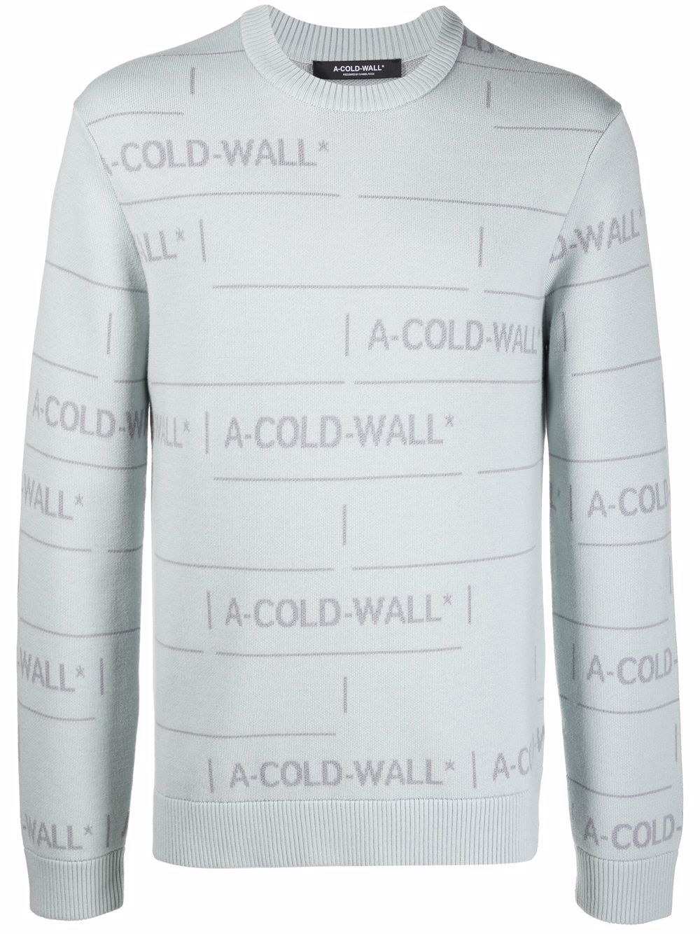 A-COLD-WALL* chain jacquard knit jumper - Grey von A-COLD-WALL*