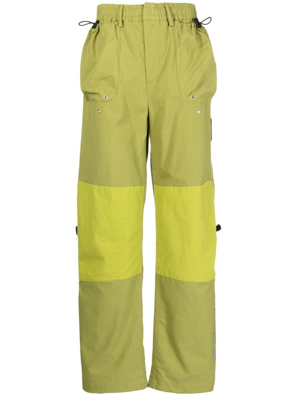 A-COLD-WALL* contrast-panel cargo trousers - Green von A-COLD-WALL*