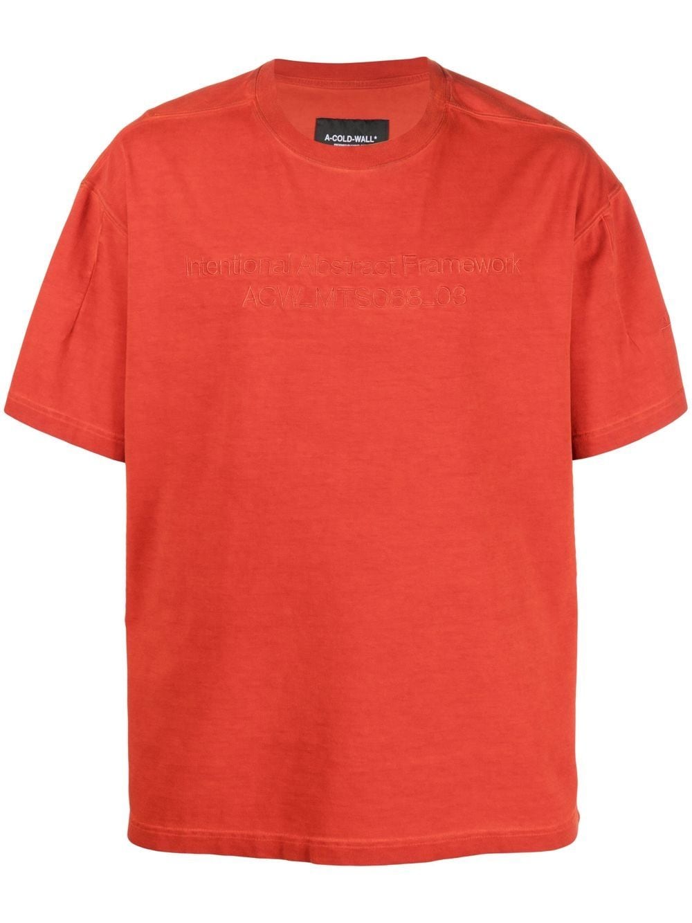 A-COLD-WALL* crew-neck fitted T-shirt - Red von A-COLD-WALL*