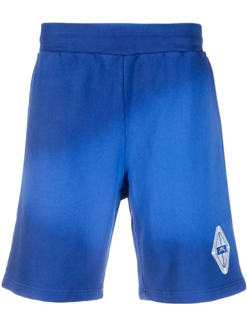A-COLD-WALL* elasticated-waist track shorts - Blue von A-COLD-WALL*