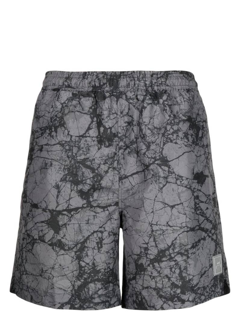 A-COLD-WALL* logo-patch swim shorts - Grey von A-COLD-WALL*