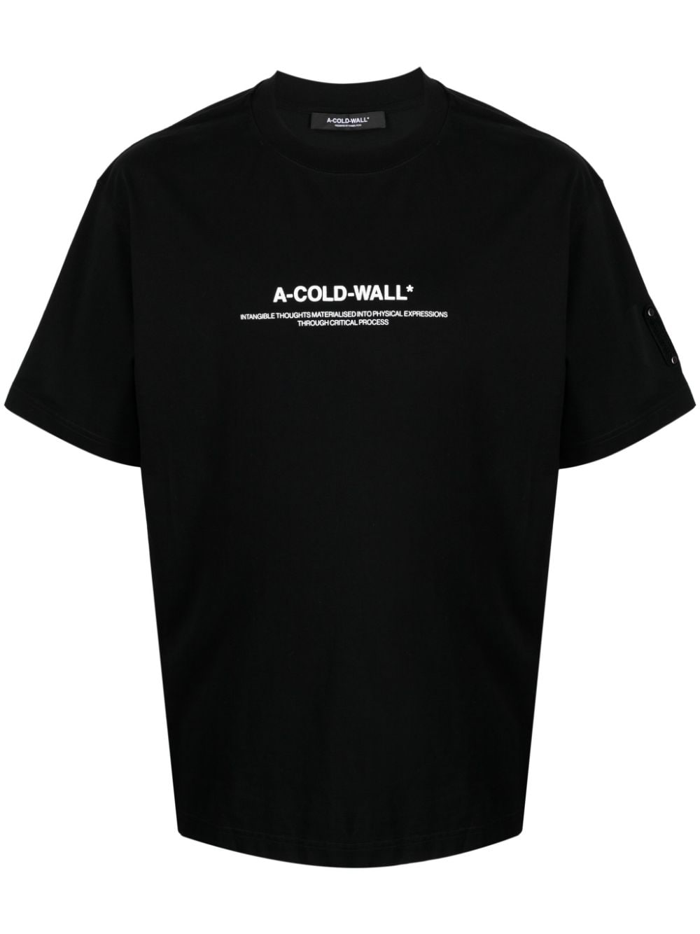 A-COLD-WALL* logo-print cotton T-shirt - Black von A-COLD-WALL*