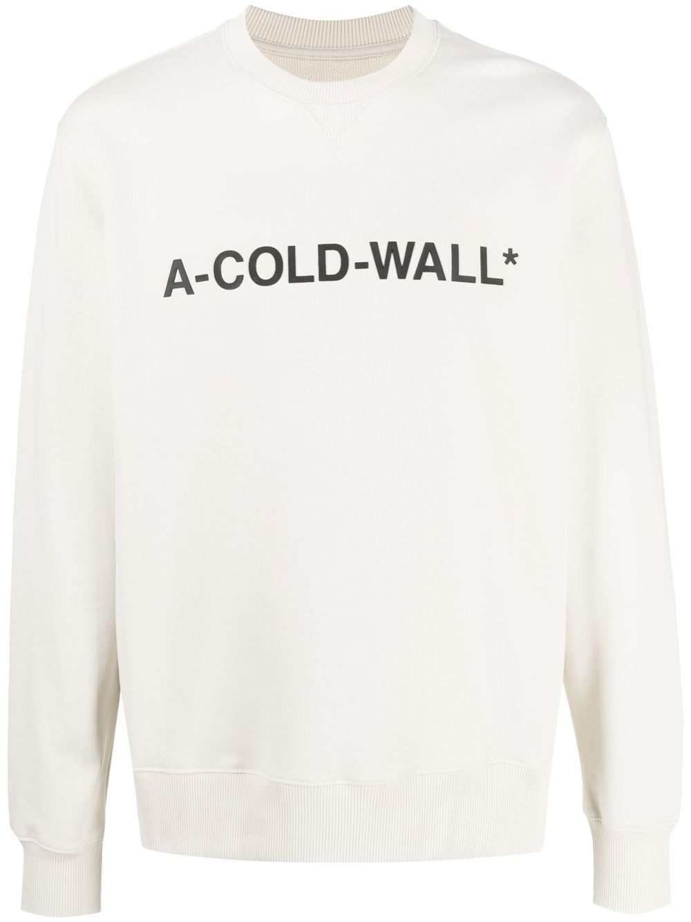 A-COLD-WALL* logo-print cotton sweatshirt - BN BONE von A-COLD-WALL*