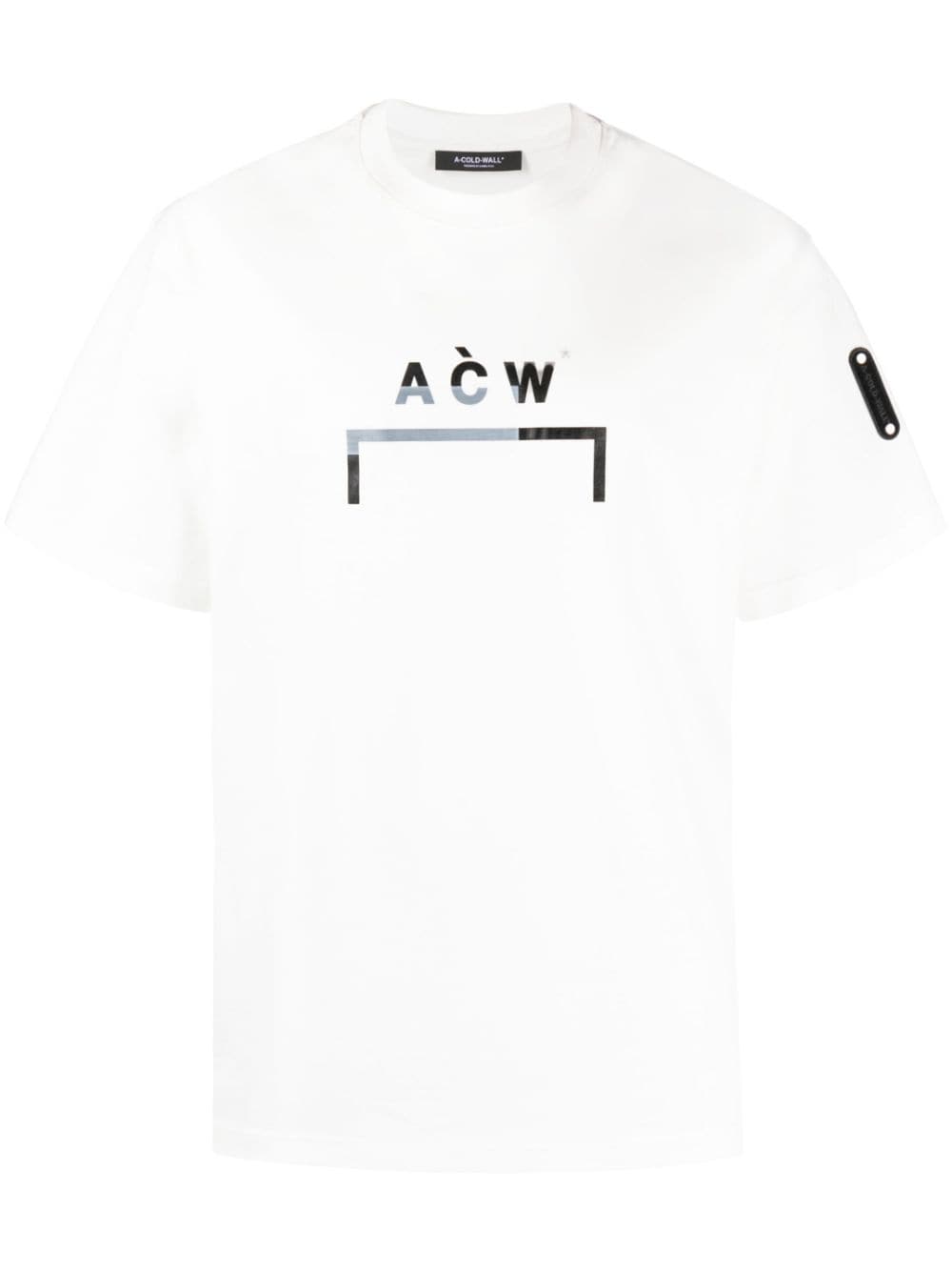 A-COLD-WALL* logo-print crew-neck T-shirt - White von A-COLD-WALL*