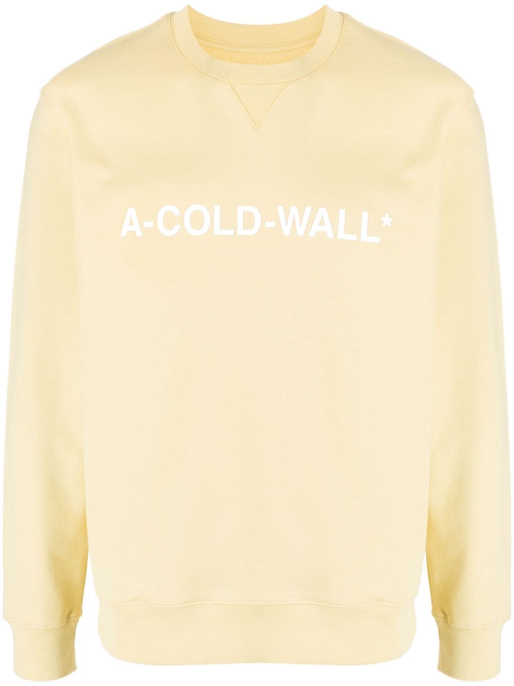 A-COLD-WALL* logo-print long-sleeve sweatshirt - Neutrals von A-COLD-WALL*