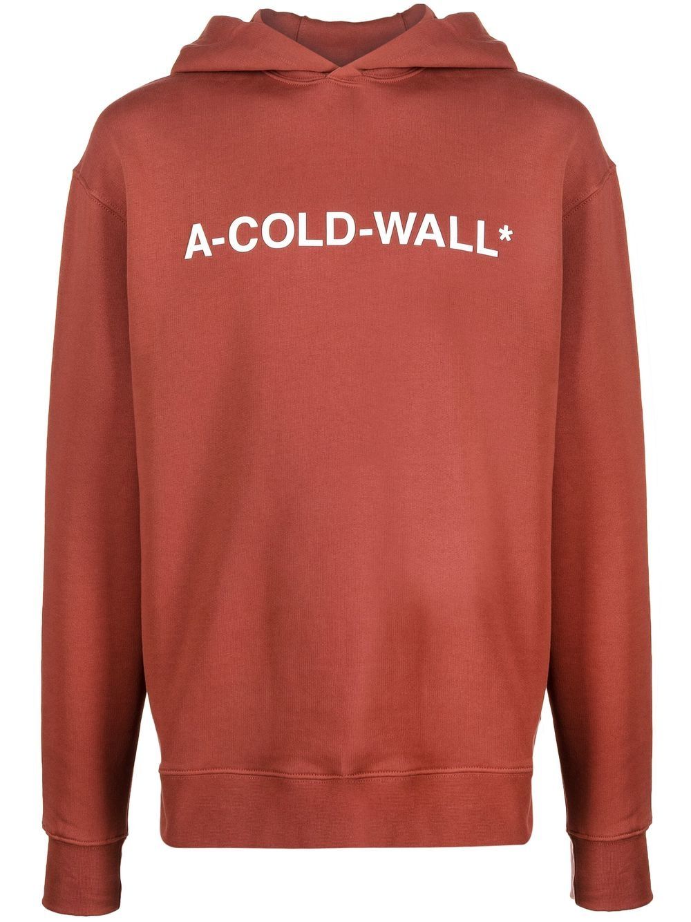 A-COLD-WALL* logo-print pullover hoodie - Brown von A-COLD-WALL*