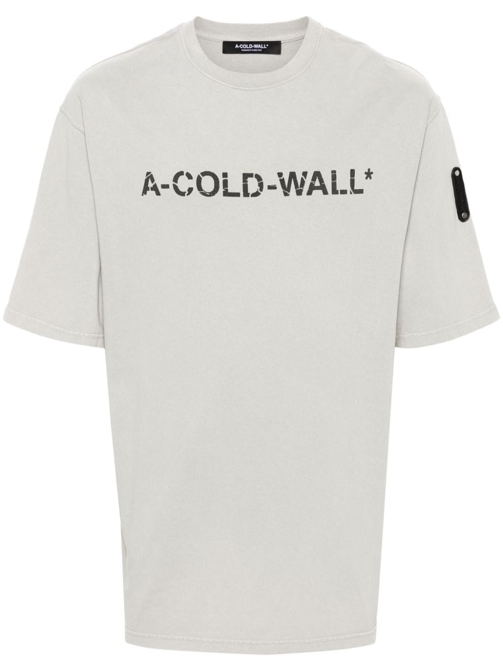 A-COLD-WALL* logo-printed cotton T-shirt - Grey von A-COLD-WALL*