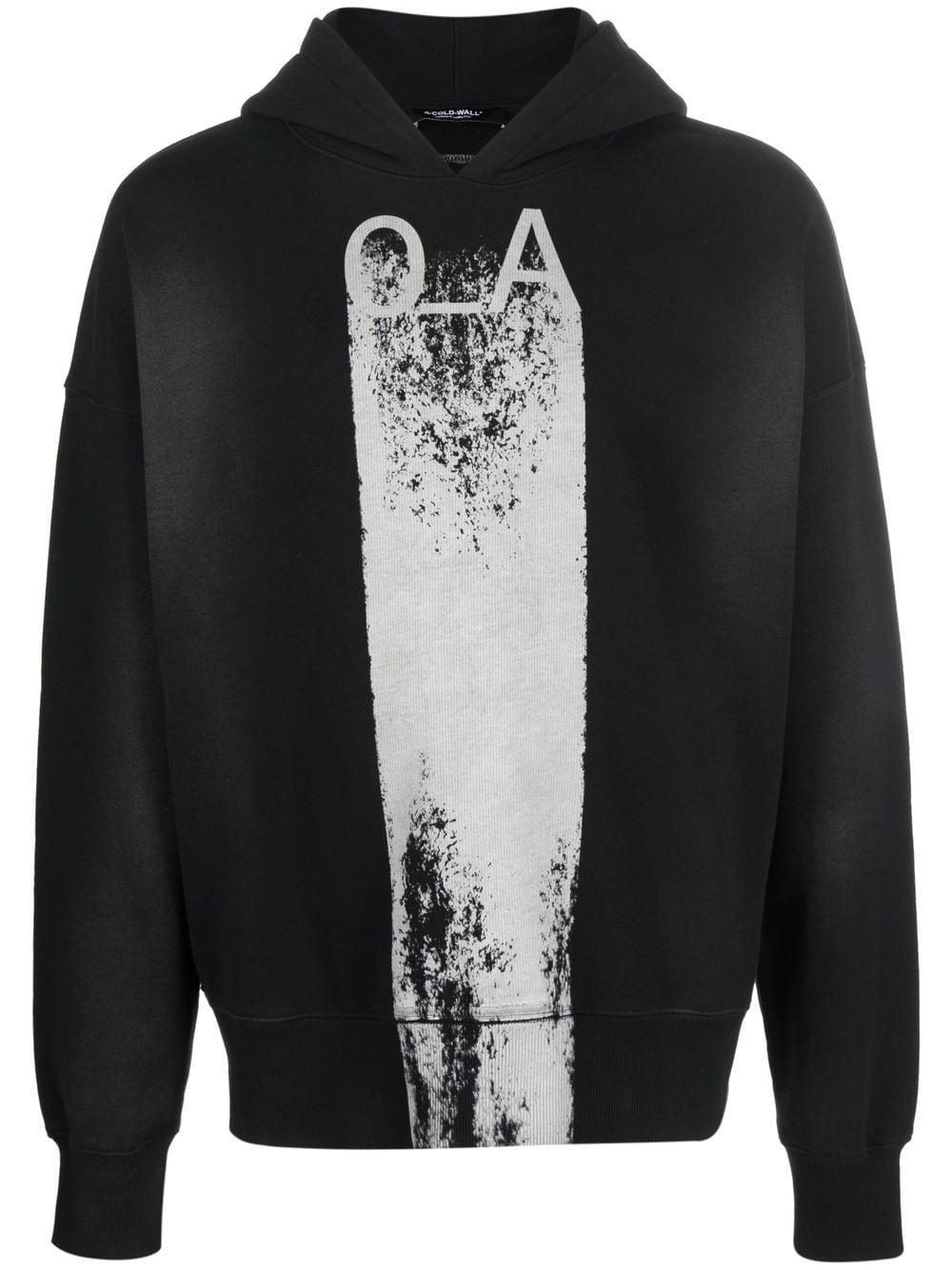 A-COLD-WALL* plaster long-sleeve hoodie - Black von A-COLD-WALL*